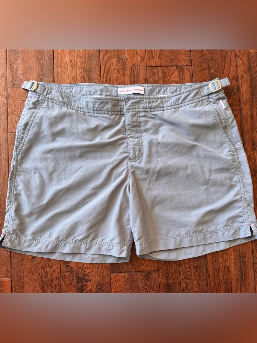 Orlebar Brown Men’s Fog Blue Classic Bulldog Swim Trunks/Shorts Size 38
